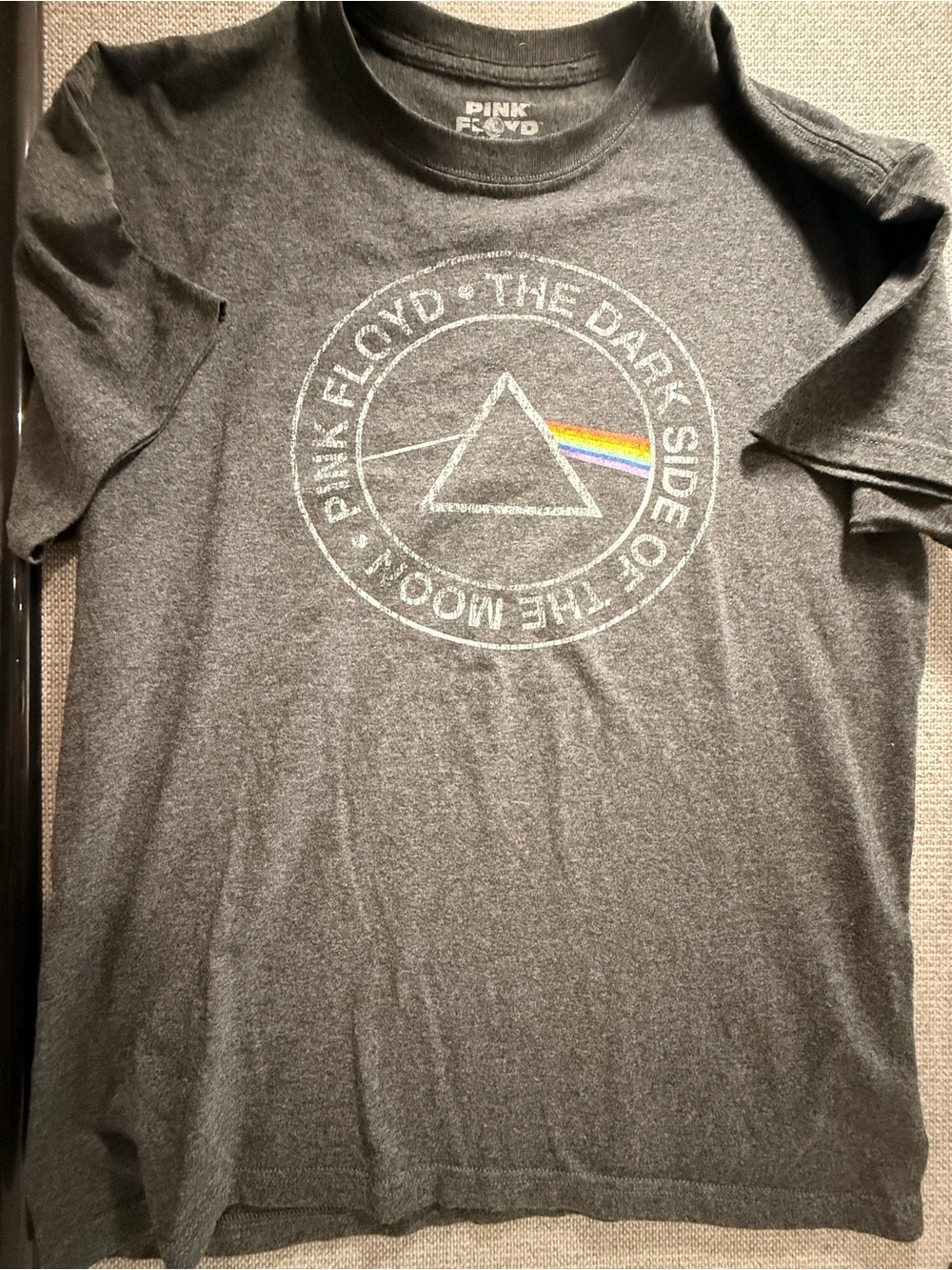 Pink Floyd Black/Dark Gray 'Dark Side of the Moon' Short Sleeve Tee